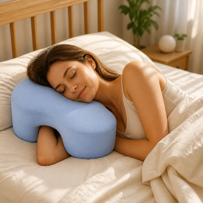 Aploomb Arm Pillow for Sleeping - Side sleeping arm channel