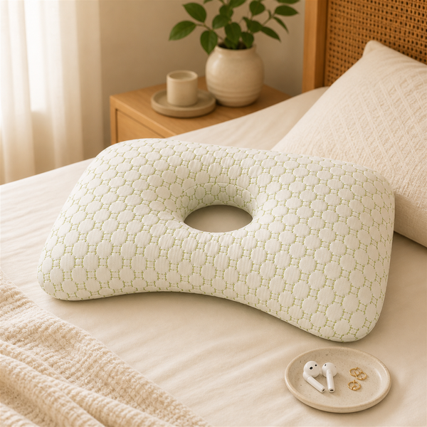 Aploomb Ear Comfort Donut Pillow - Piercing and earbud friendly