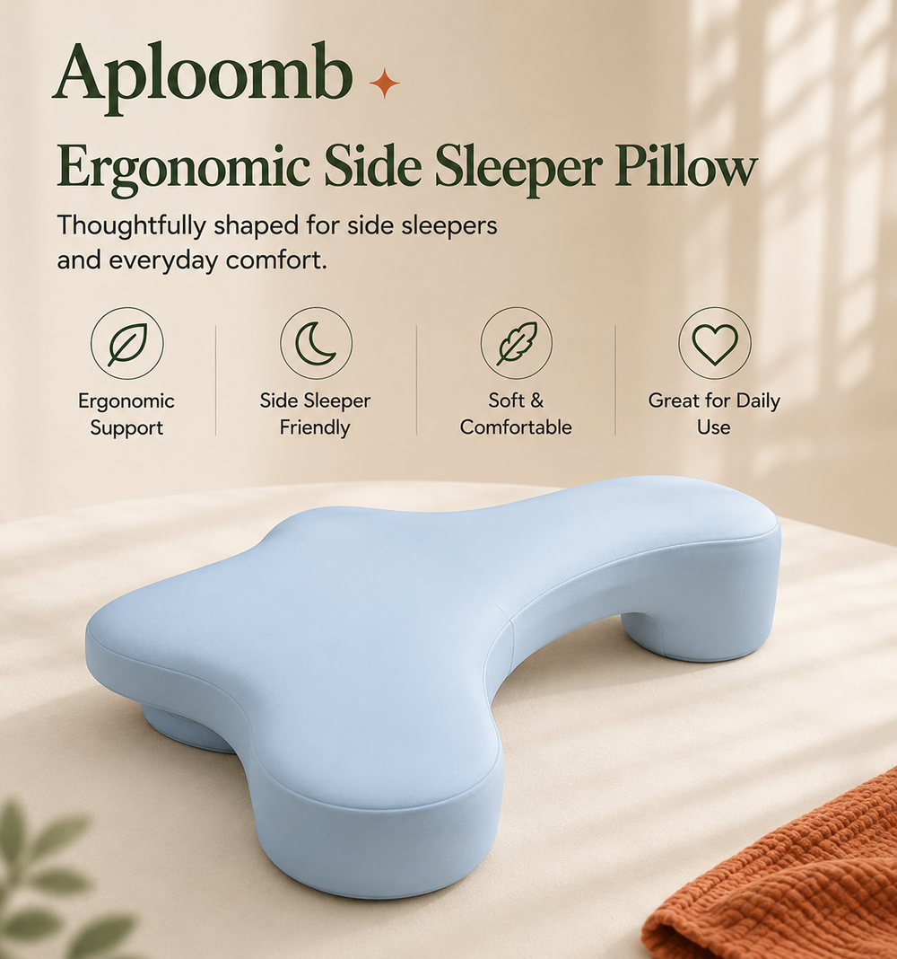 Aploomb Arm Pillow for Sleeping - Side sleeping arm channel