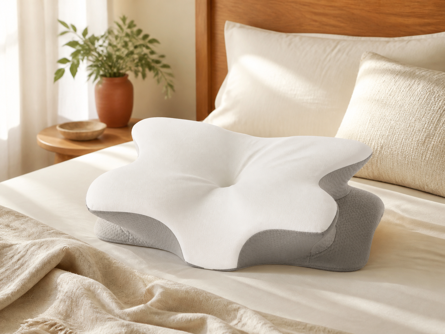 Aploomb Ultra Contour Relief Pillow product lifestyle image